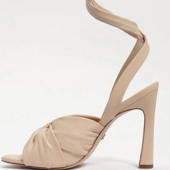 Sam Edelman nude leather lace up heels - Picture 2 of 5